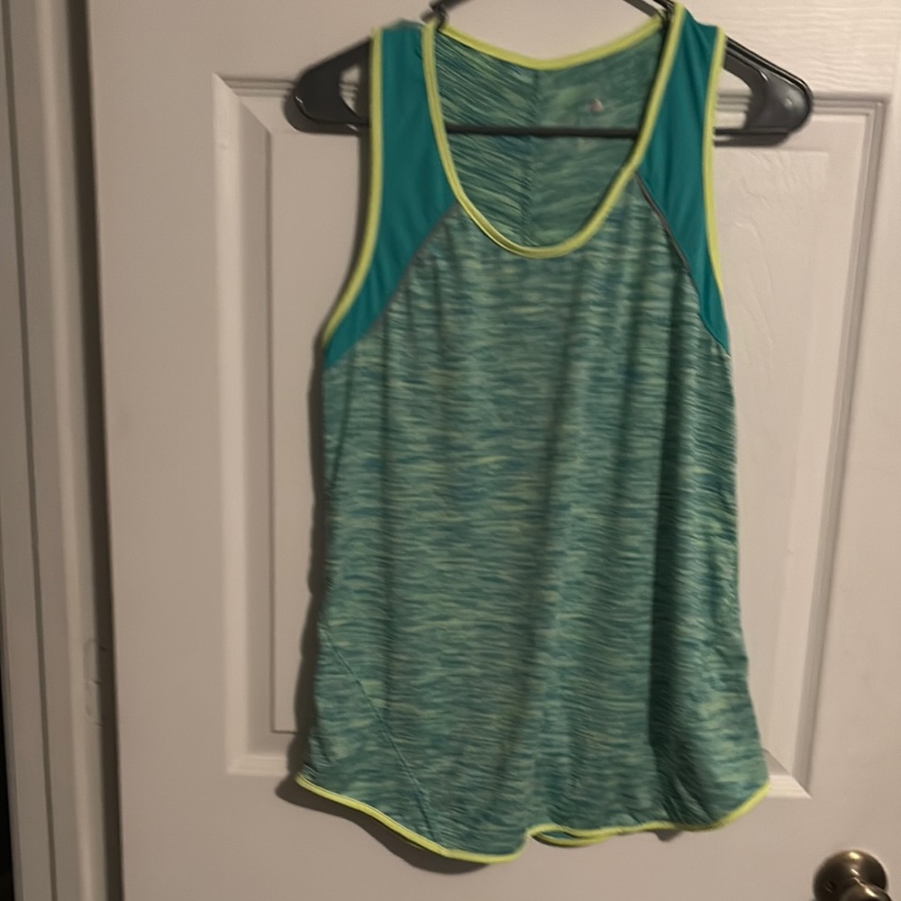Women's Teal Athletic Tank Top